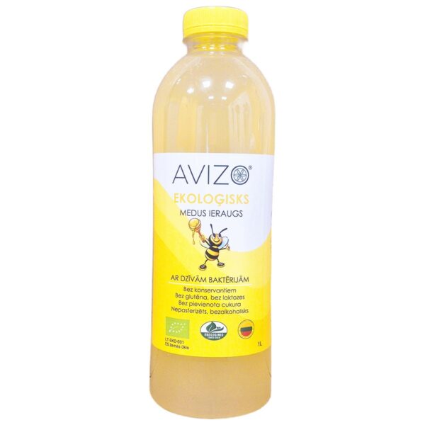 AVIZO Organiskā medus ierauga dzēriens – 1000 ml